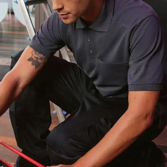 Skill Pro Workwear Pocket Polo